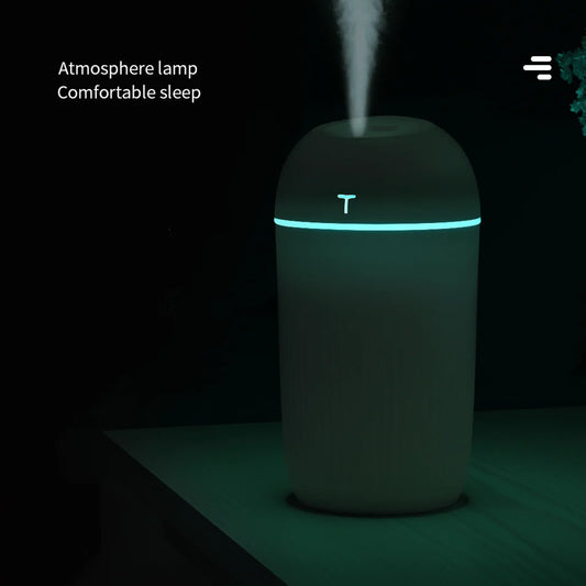 Cold Mist Humidifier - Humidifiers for Bedroom, Baby and Home, Air Humidifier, Adjustable , White